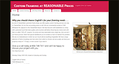 Desktop Screenshot of coghillgiftsandframes.com